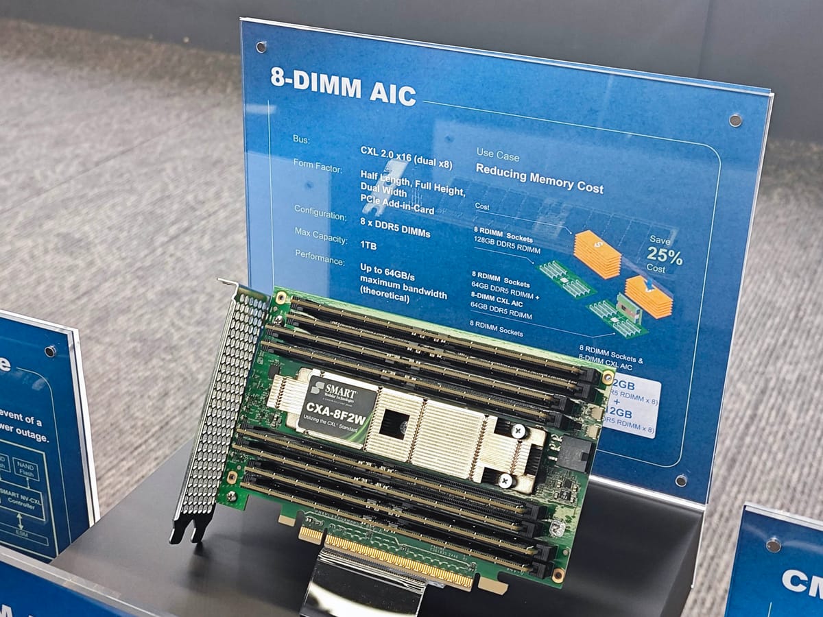 SMART Modular Technologies and Pegatron Present CXL Memory Advancements for AI Infrastructure